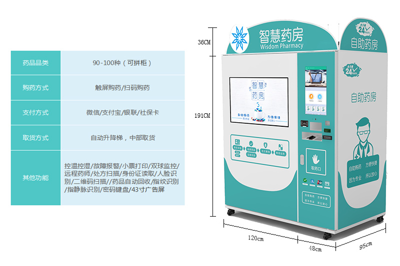 智慧藥房-豪華廣告屏版-廣州奔想智能科技有限公司