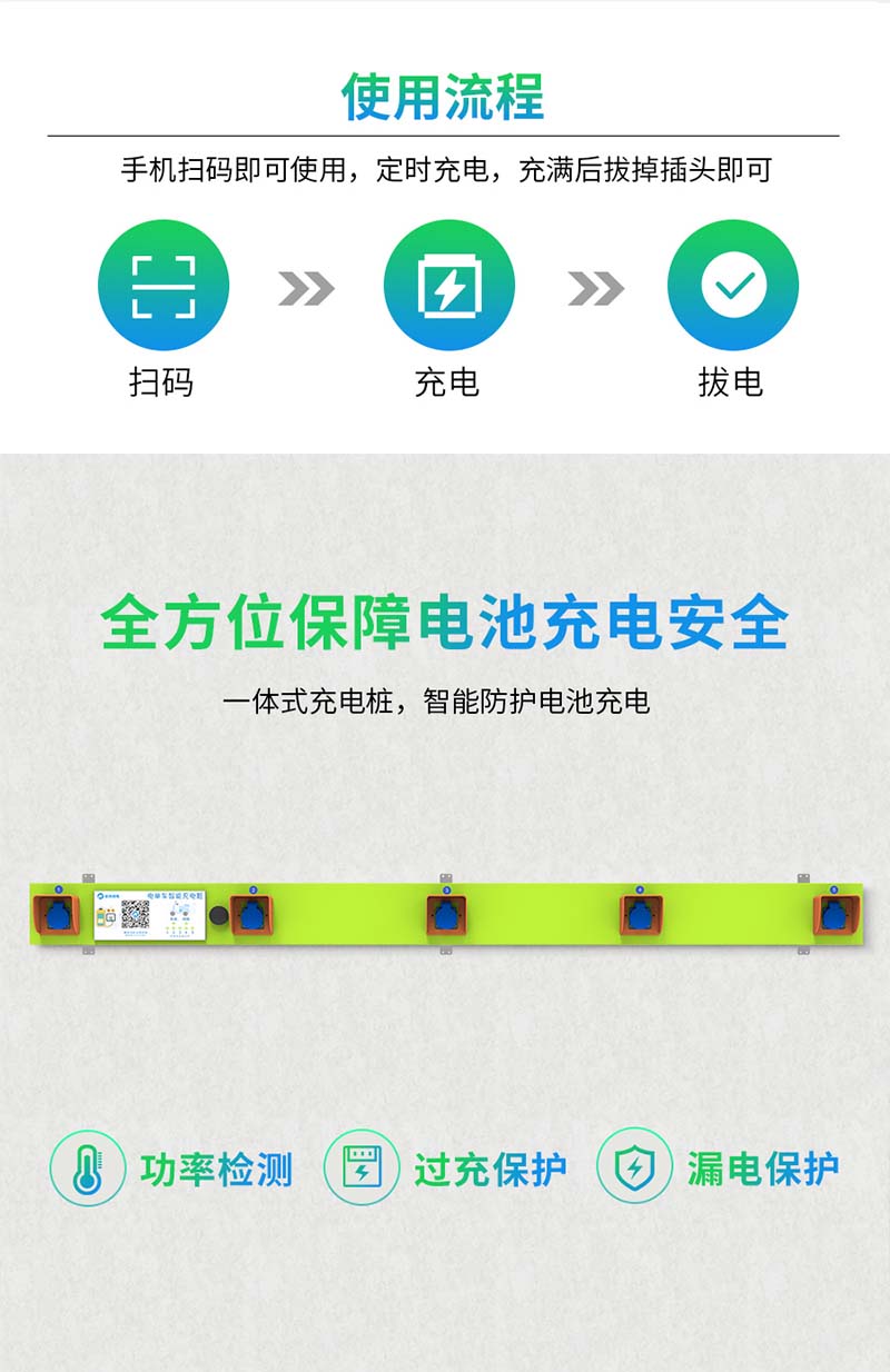 5口電瓶車充電樁-B5--廣州奔想智能科技有限公司