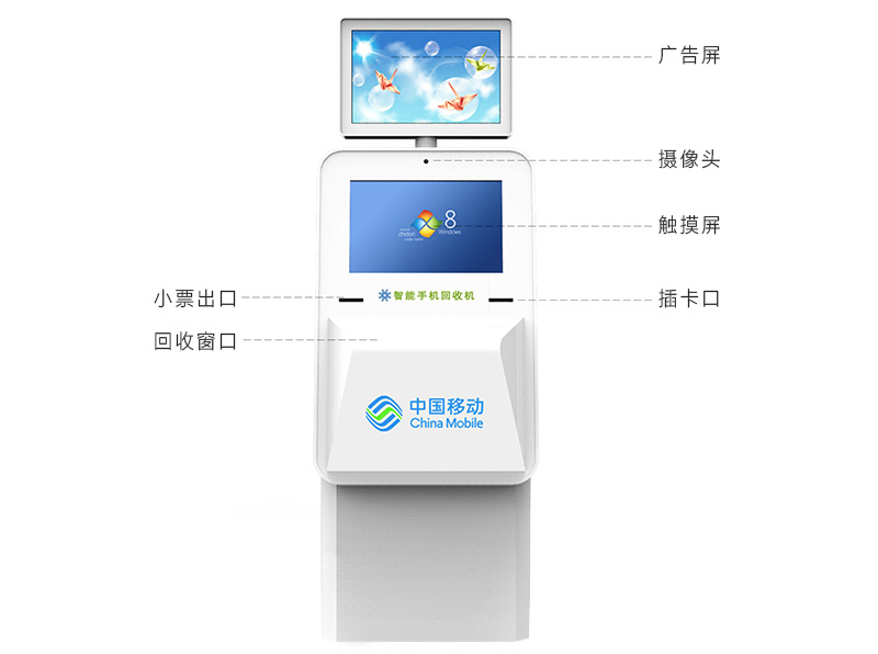 自助手機(jī)回收系統(tǒng)端口指示-廣州奔想智能科技有限公司